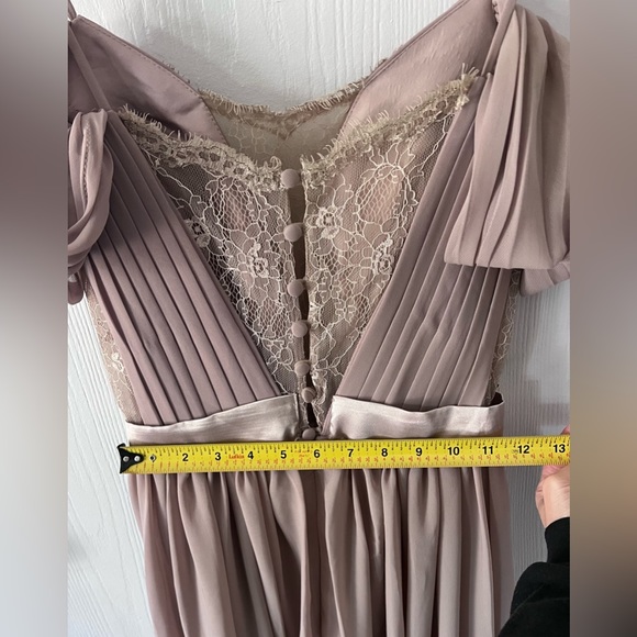 Formal Maxi Dress Spaghetti Strapped & Off the Shoulder Size 4 - Picture 11 of 14